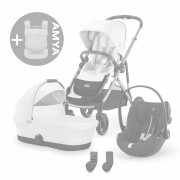 Gazelle 3in1 +AMYA - Moss Green/Moon Black